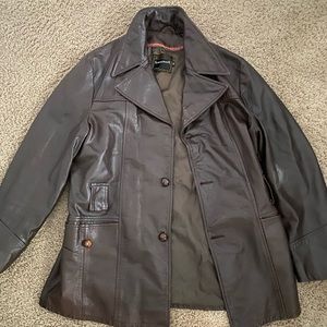 Men’s Leather Coat